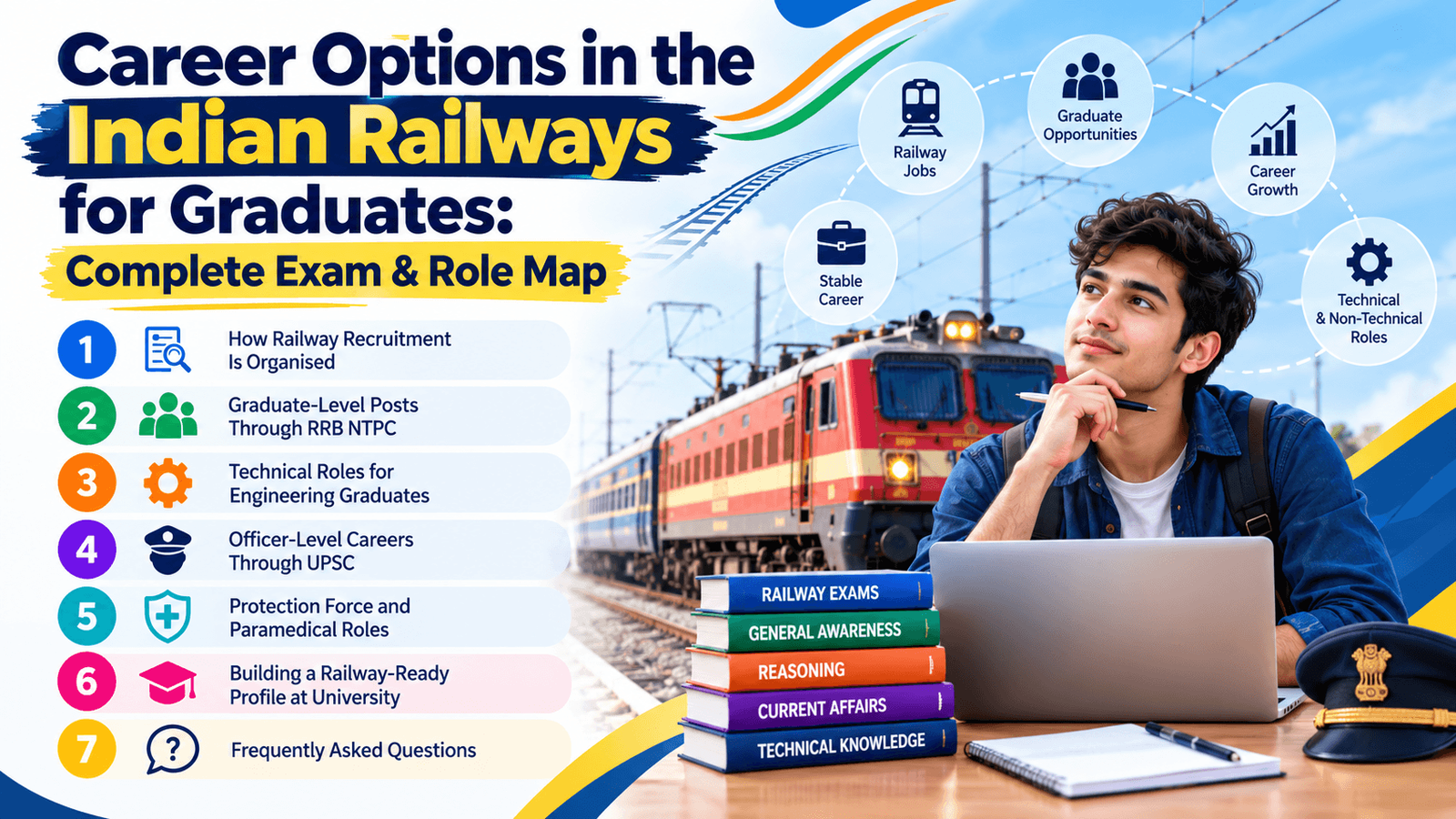 Career Options in the Indian Railways for Graduates: Complete Exam & Role Map