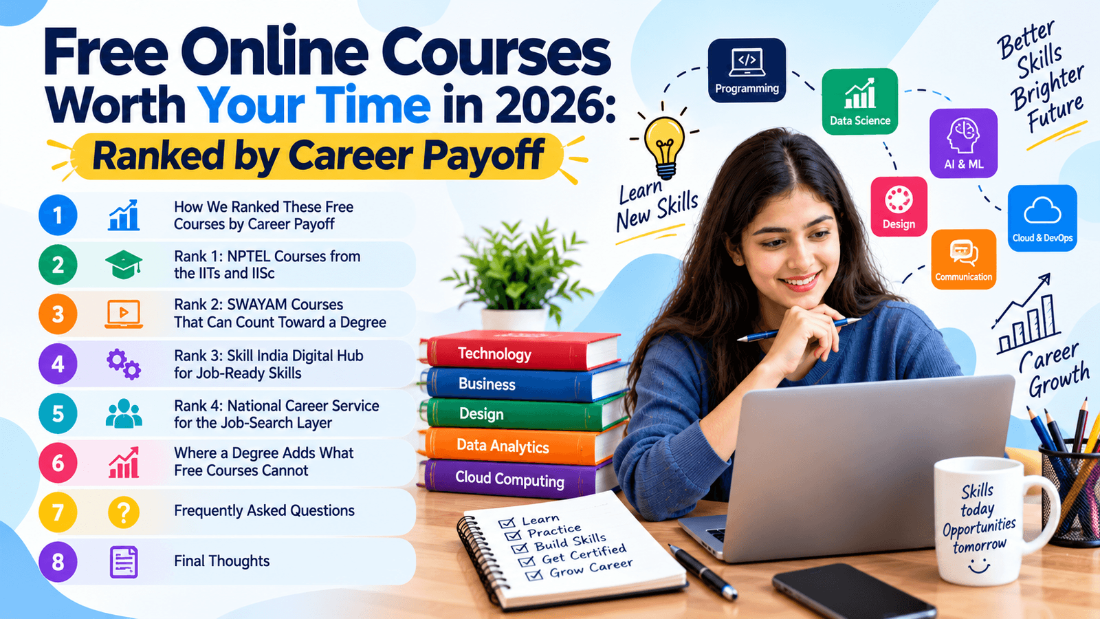 Free Online Courses Worth Your Time in 2026: Ranked by Career Payoff