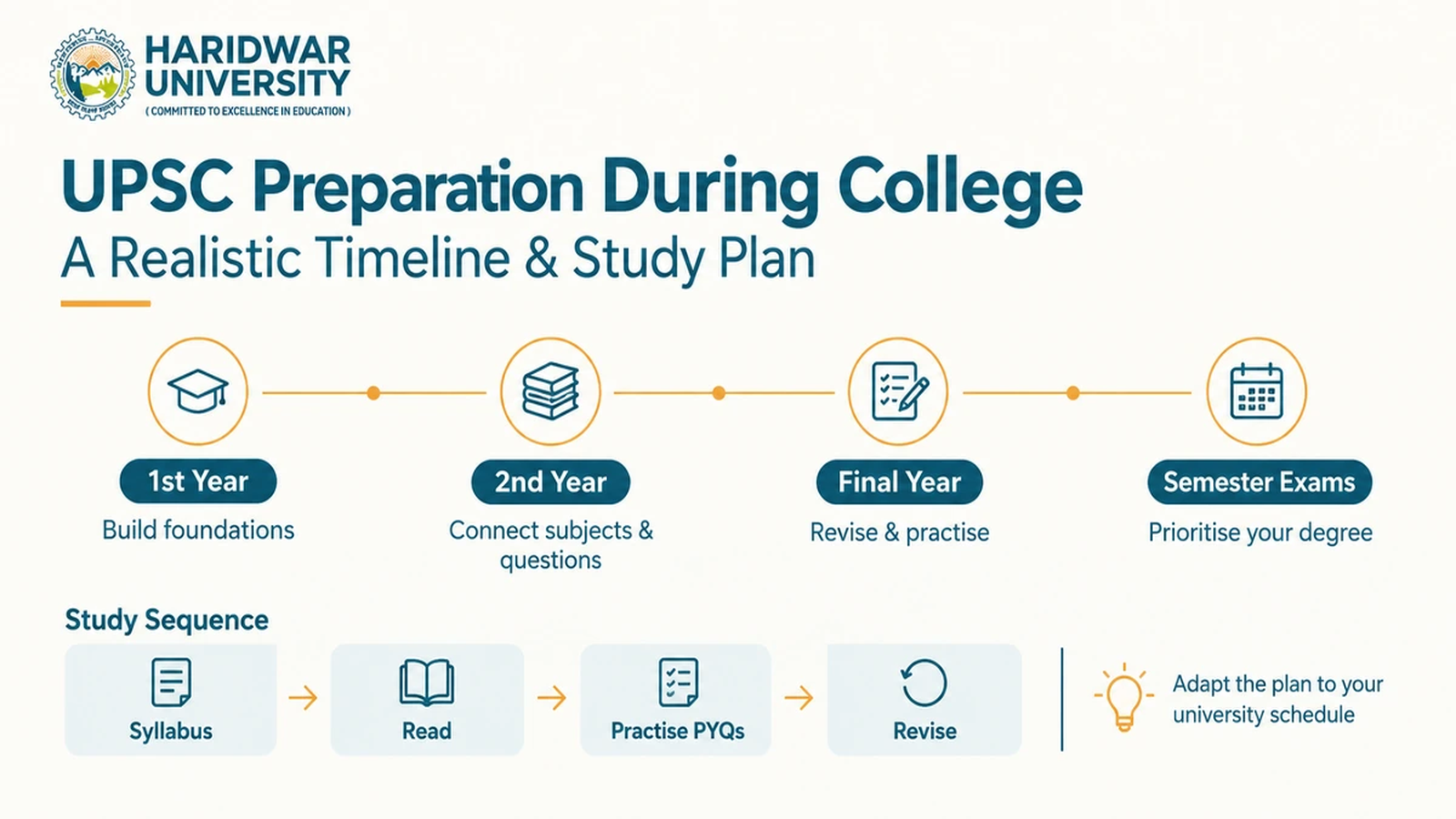How to Prepare for UPSC During College: A Realistic Timeline and Study Plan