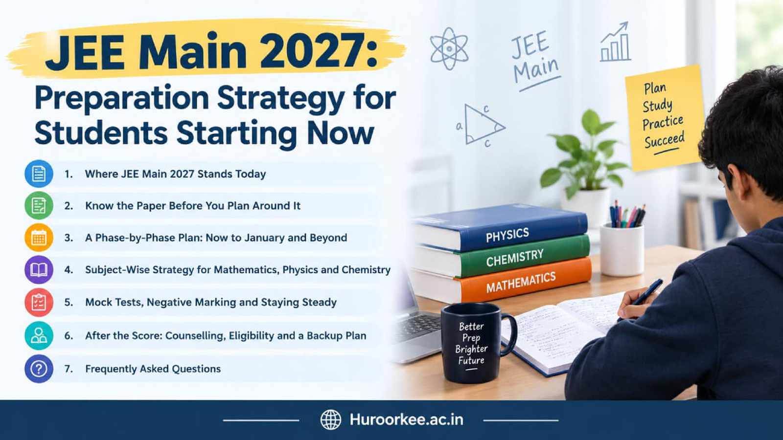 JEE Main 2027: Preparation Strategy for Students Starting Now