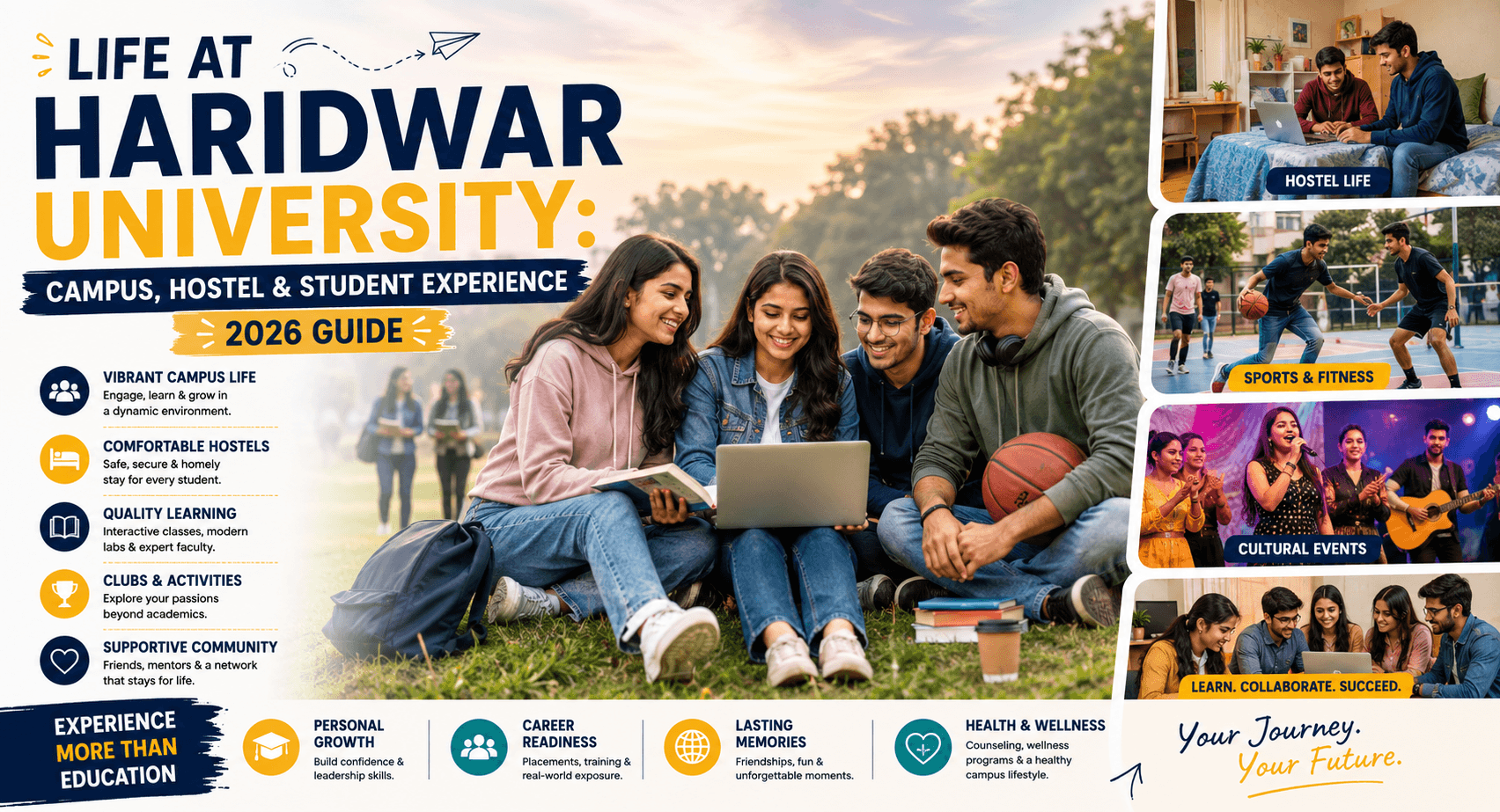 Life at Haridwar University: Campus, Hostel & Student Experience (2026 Guide)