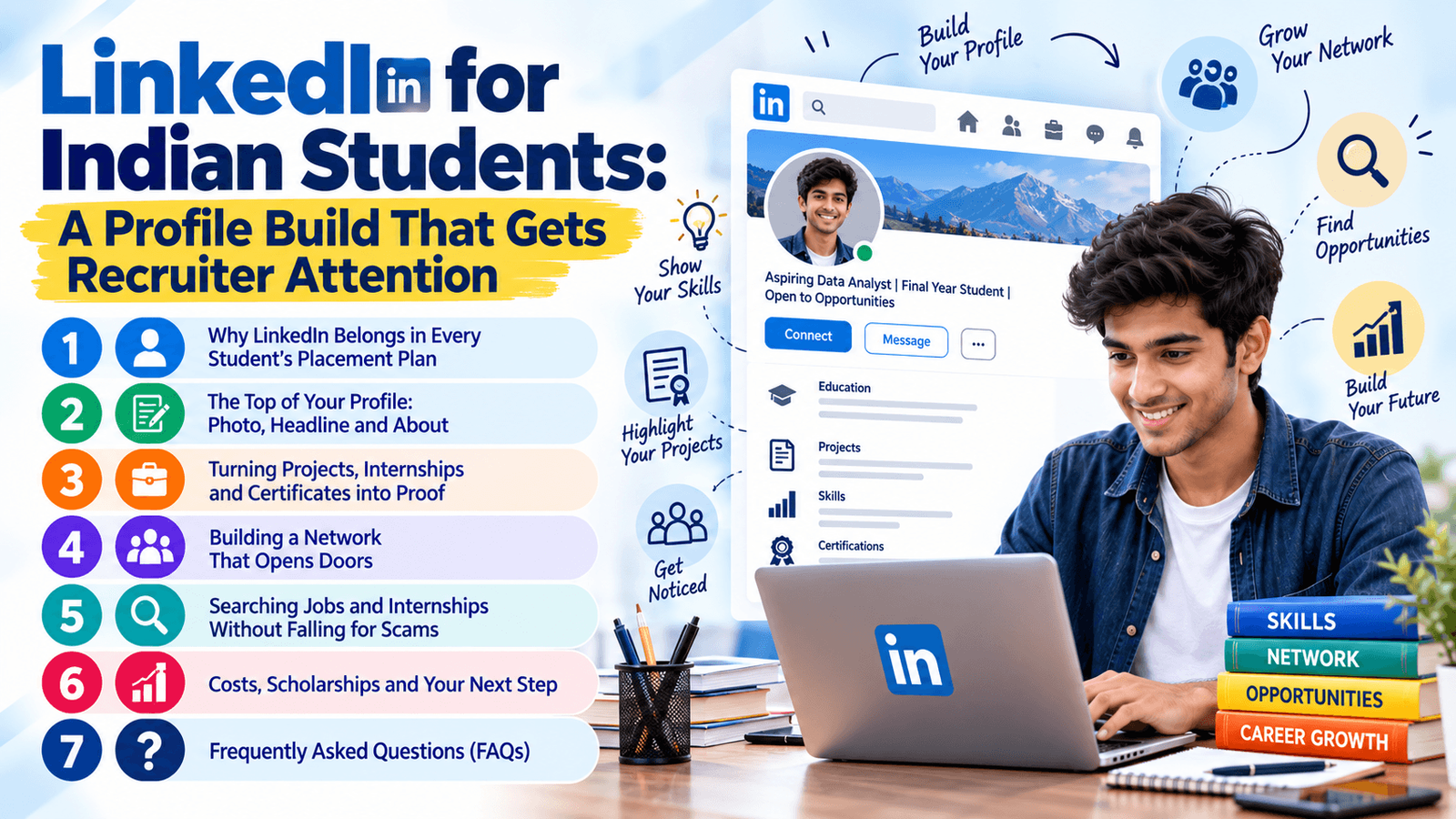 LinkedIn for Indian Students: A Profile Build That Gets Recruiter Attention