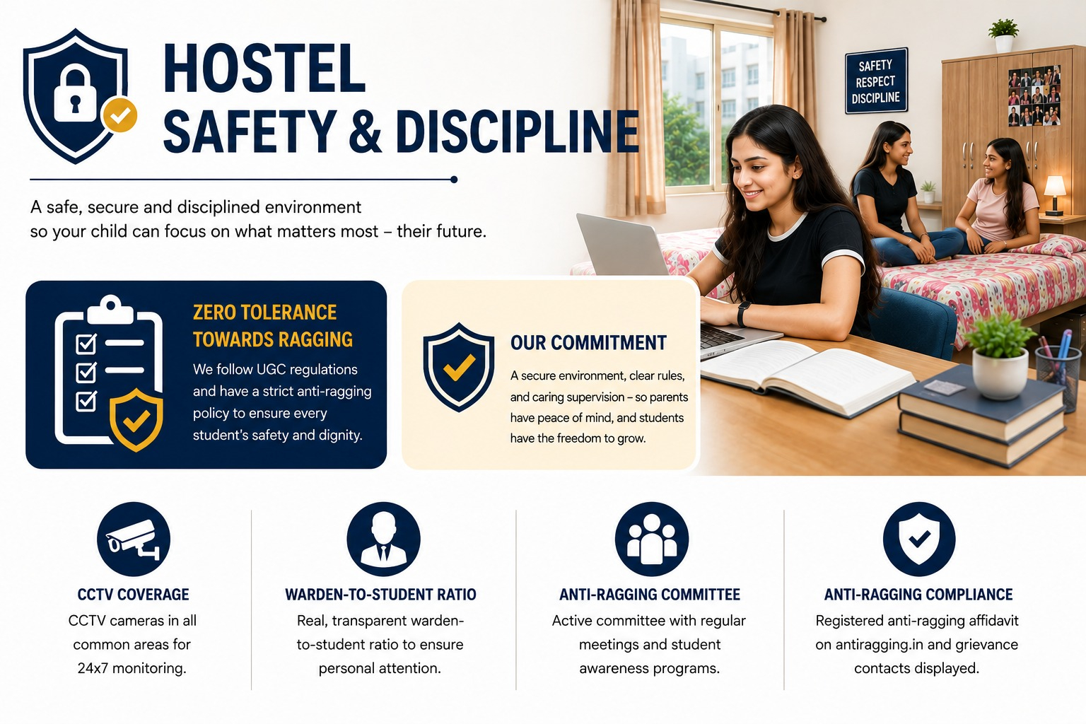 Key Hostel Safety & Discipline Checks Before University Admission
