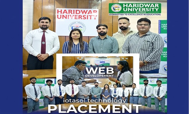 Placement Drive 2026 at Haridwar University with iotasol Technology