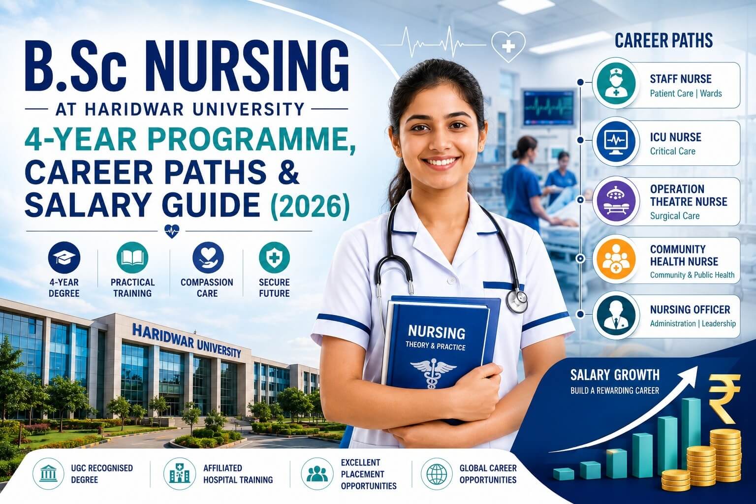 Haridwar University School of Nursing campus hospital tie-up