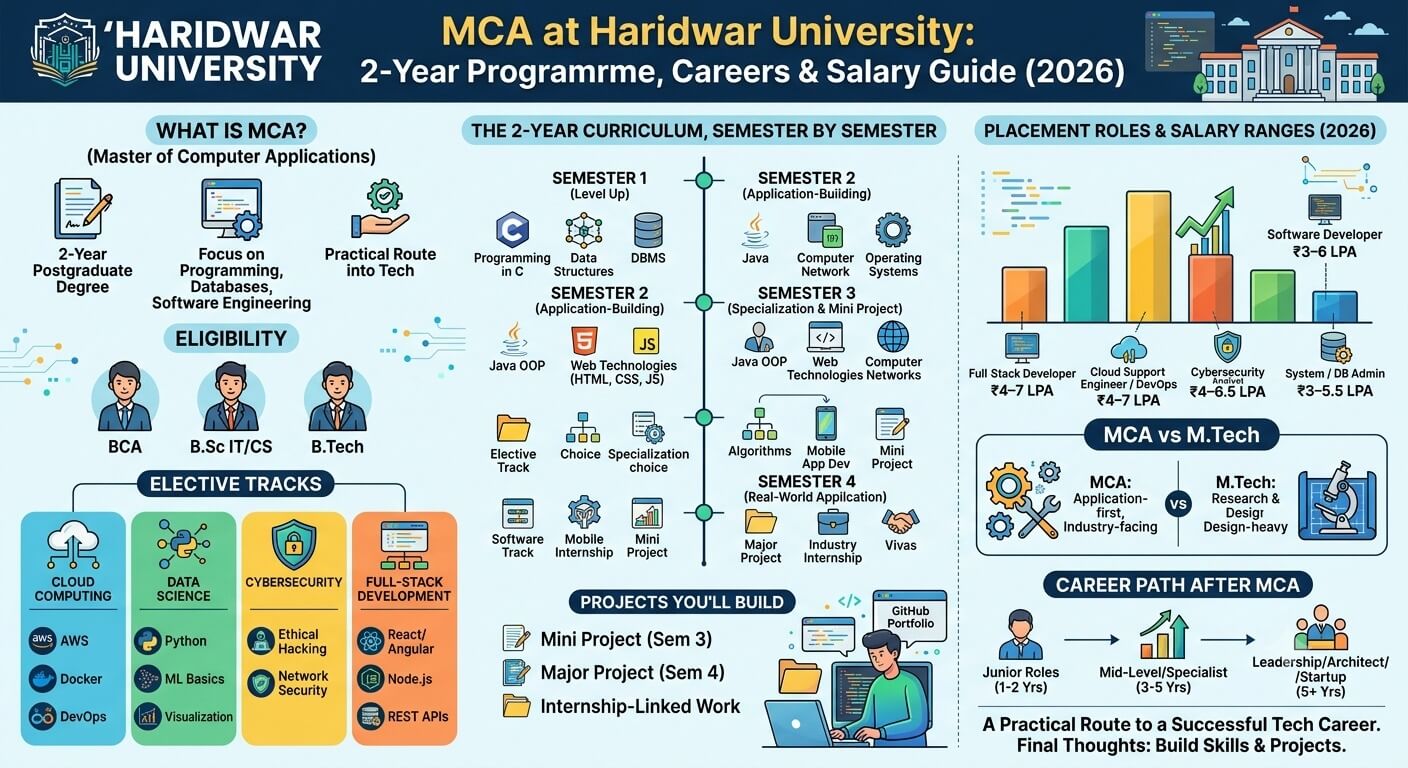 MCA at Haridwar University Career Guide