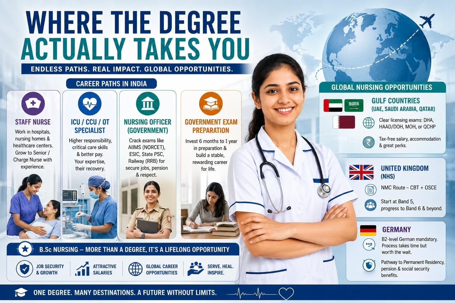 B.Sc Nursing 4 year curriculum year wise breakdown chart HU